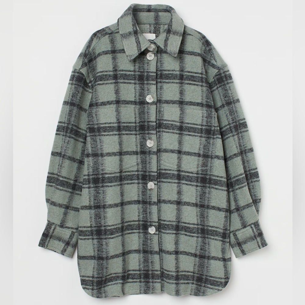 H&M Woven Shirt Jacket